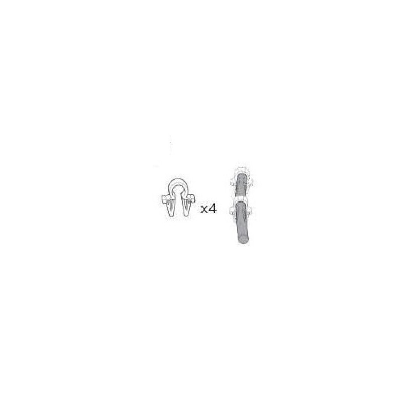 Cable clip set 3,5mm Thule 55017