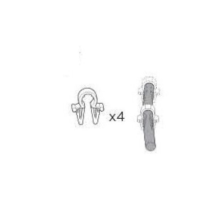 Cable clip set 3,5mm Thule 55017