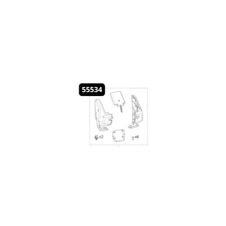 Tilt hub covers Thule 55534