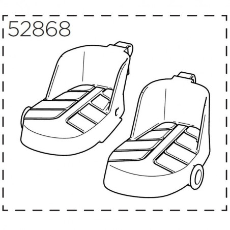 Thule Foot support L+R RA Lite 52868
