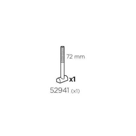 Thule T-Bolt M6x72mm 52941