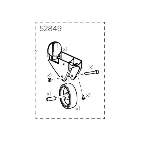Přepravní kolečko pravé Thule 52849