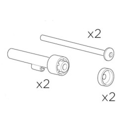 Number Plate Holder Pins Thule 55030 (978/979/944/945)