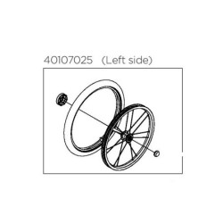 Thule Wheel Assembly L 18" 40107025