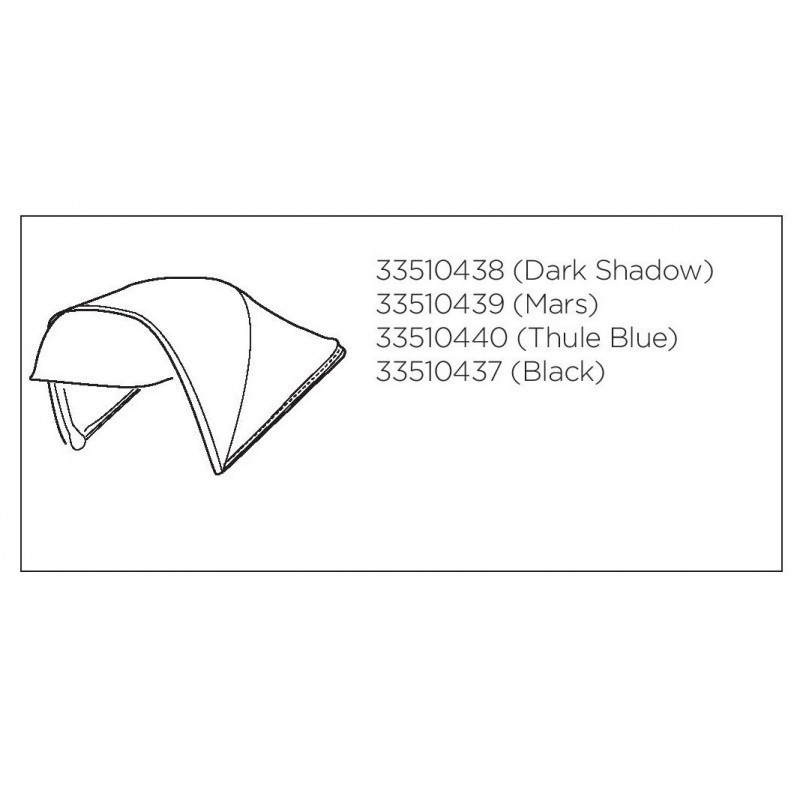 Stříška kočárku Thule Urban Glide 2 Blue 33510440