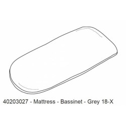 Matrace Thule 40203027 pro korbičku Thule Bassinet
