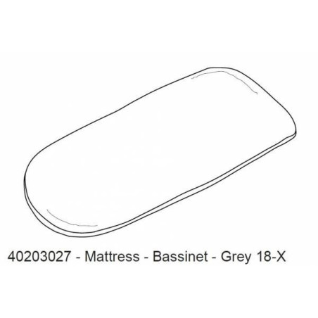 Matrace Thule 40203027 pro korbičku Thule Bassinet