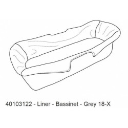 Thule Liner - Bassinet - Grey 18-X 40103122