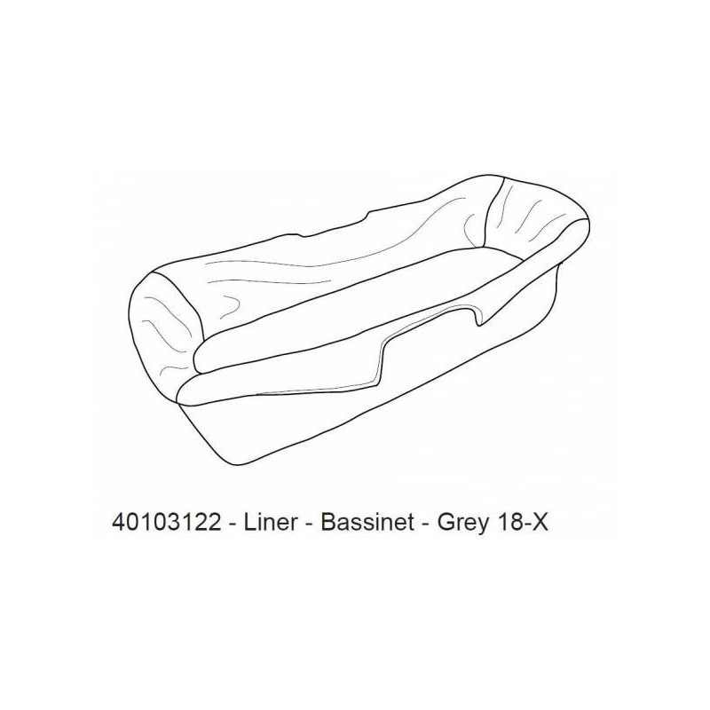 Thule Liner - Bassinet - Grey 18-X 40103122