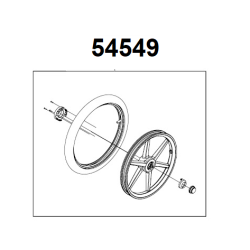 Thule Rear Wheel-L 16IN UG2 18-X 54549