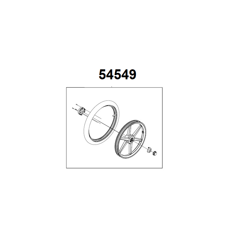 Thule Rear Wheel-L 16IN UG2 18-X 54549