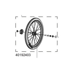 Kolo Thule 40192403 pro Thule Chariot CX