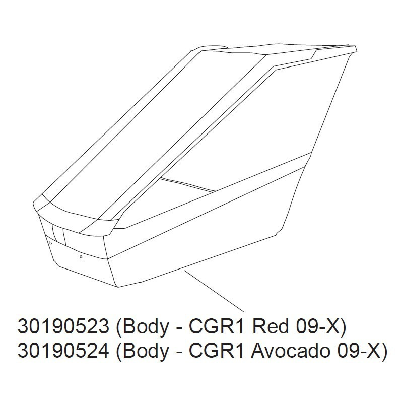 Tělo Thule 30190523 na Cougar1 Red