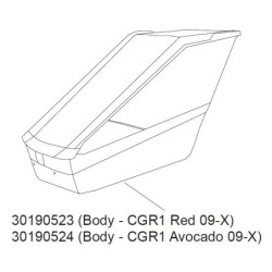 Tělo Thule 30190524 na Cougar1 Avocado