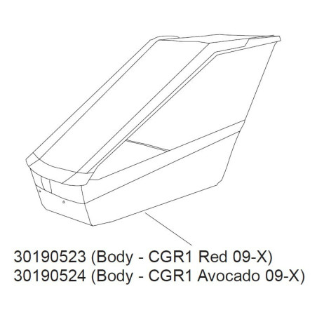 Tělo Thule 30190524 na Cougar1 Avocado