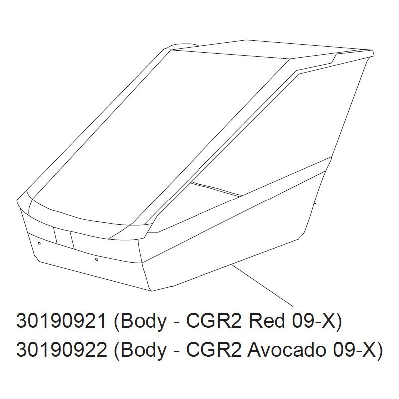 Tělo Thule 30190921 na Cougar2 Red