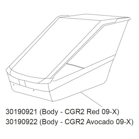 Tělo Thule 30190922 na Cougar2 Avocado