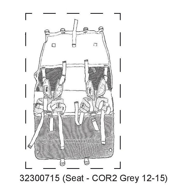 Sedadlo Grey Corsaire 2 32300715