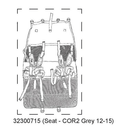 Sedadlo Grey Corsaire 2 32300715