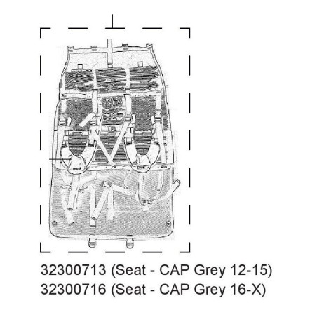 Sedadlo Grey Captain 32300713