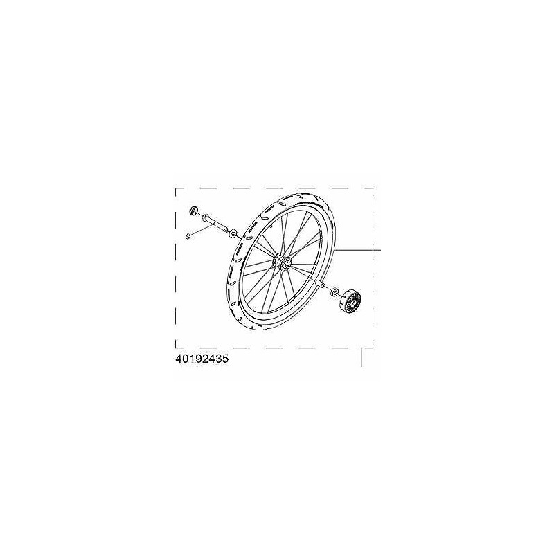 Thule 40192435 pravé kolo pro Lite, Cross, Cab