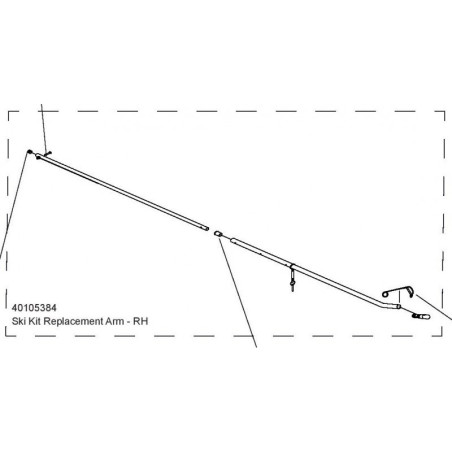 Ski Kit Replacement Arm RH Thule 40105384