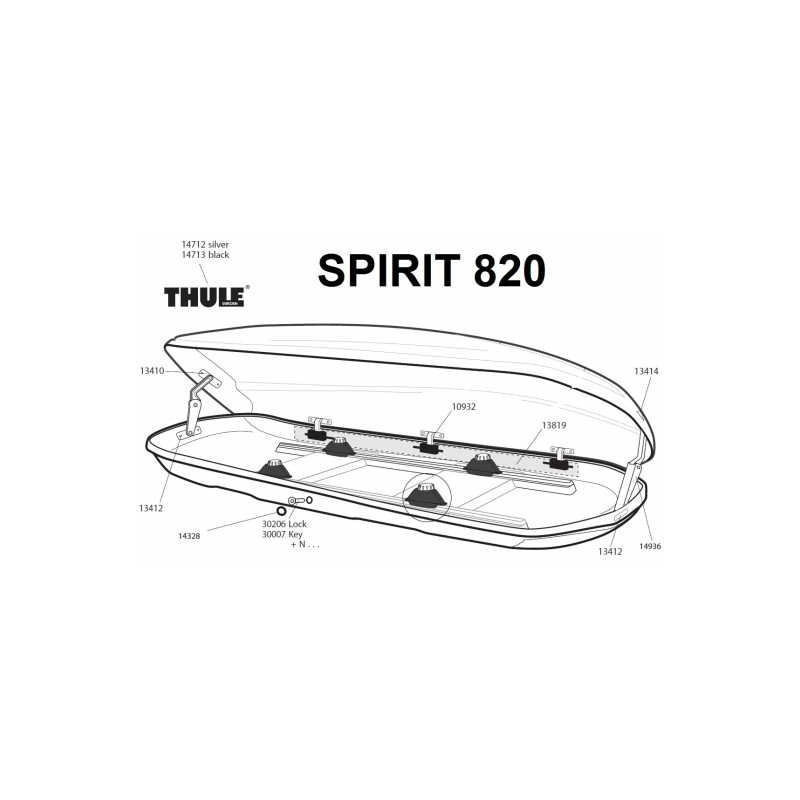 Thule 13819 zámková lišta