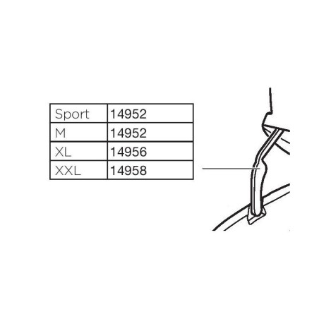 Thule 14958 vzpěra k boxu