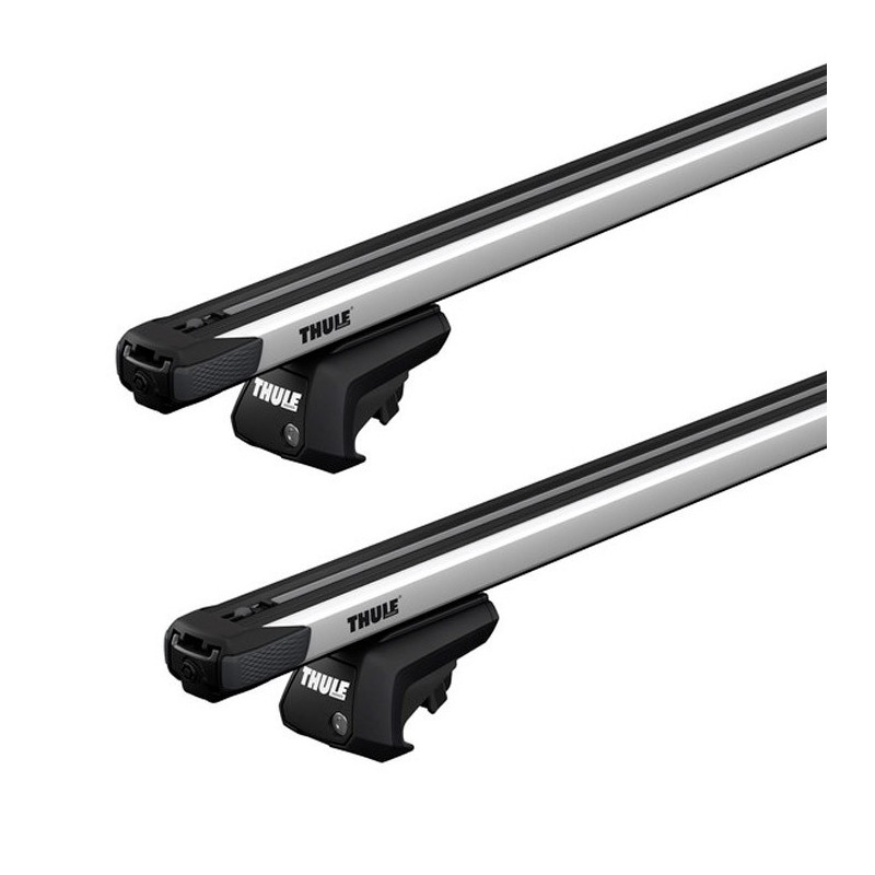 Příčníky Thule 7104 + výsuvné tyče SlideBar 892 na vozidla s podélníky