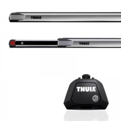 Příčníky Thule 7104 + výsuvné tyče SlideBar 892 na vozidla s podélníky