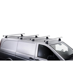 Příčníky Thule 7104 + Professional tyče 390 na vozidla s podélníky