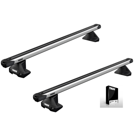 Příčníky Thule 7105 + výsuvné tyče SlideBar 892 + kit s holou střechou