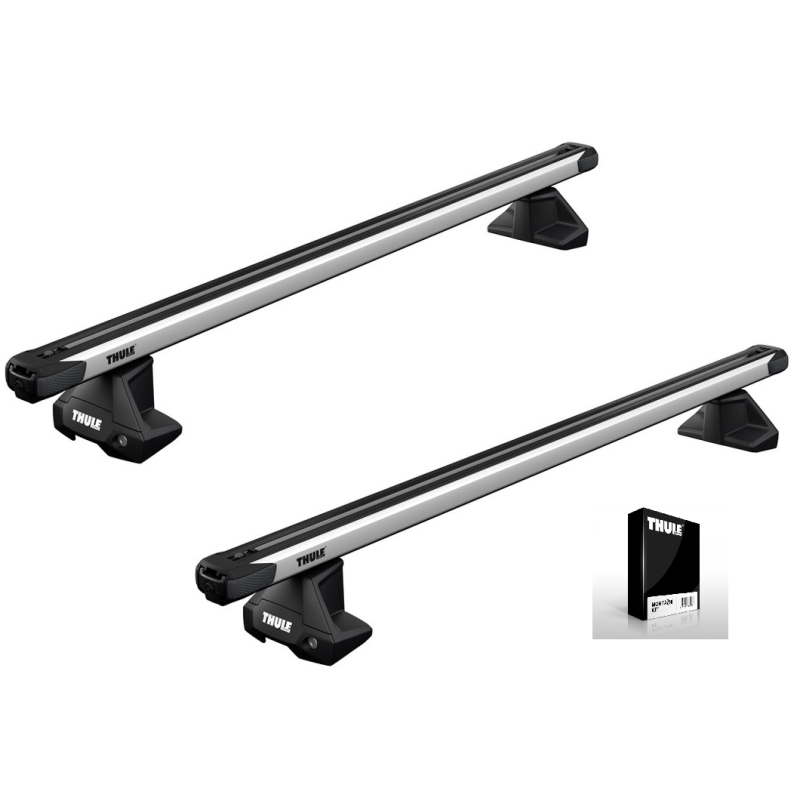 Příčníky Thule 7105 + výsuvné tyče SlideBar 893 + s holou střechou
