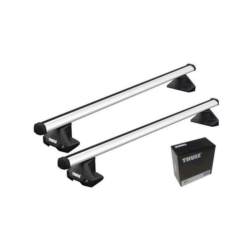 Příčníky Thule 7105 + Professional tyče 391 + kit s holou střechou