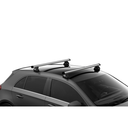 Příčníky Thule 7107 + Professional tyče 392 + kit s přípravou ve střeše