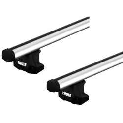 Příčníky Thule 7107 + Professional tyče 392 + kit s přípravou ve střeše