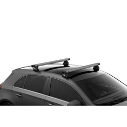 Příčníky Thule 7107 + výsuvné tyče SlideBar 892 + kit s přípravou ve střeše