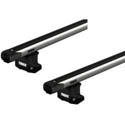 Příčníky Thule 7107 + výsuvné tyče SlideBar 893 + kit s přípravou ve střeše