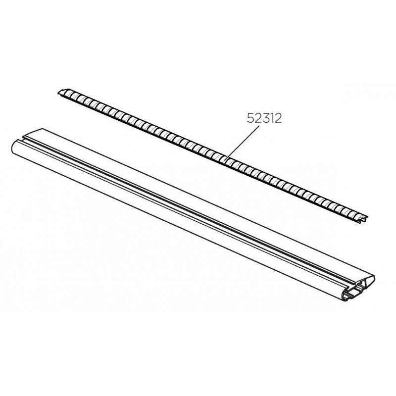 Guma Thule 52312 do T-drážky WingBar Edge tyčí (98 cm)