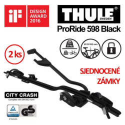 Thule ProRide 598 Black sada 2 ks