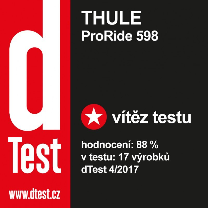 Thule ProRide 598 Black sada 4 ks