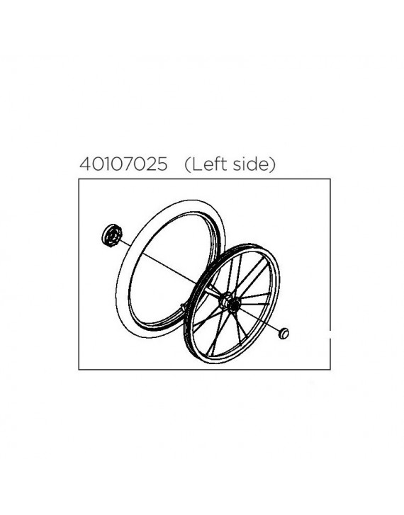 Thule Wheel Assembly L 18" 40107025