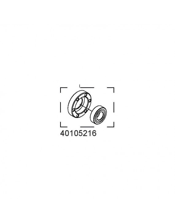 Náboj a ložisko kotoučové brzdy 40105216