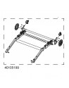 Kotoučová brzda, spodní rám CX2 40105199