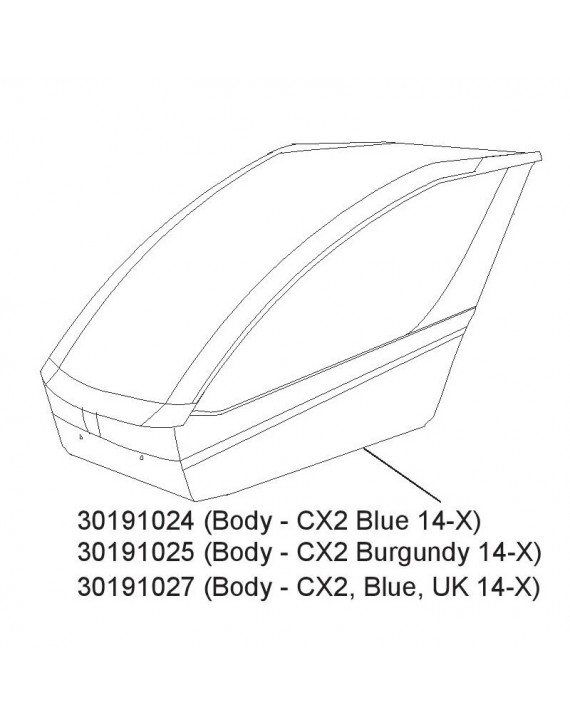 Tělo Blue CX2 30191024