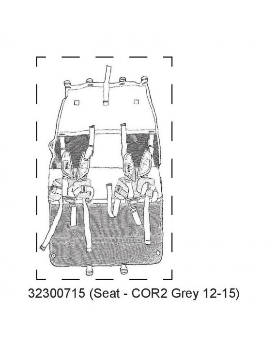 Sedadlo Grey Corsaire 2 32300715