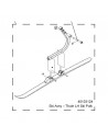 Ski Assembly-LH Ski Pulk Thule 40103124