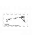 Strap axle snap pin w O-ring Thule 40202055