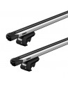 Střešní nosič Thule 7104 + výsuvné tyče SlideBar 891 na vozidla s podélníky