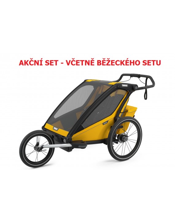 Thule Chariot Sport 2 Spectra Yellow 2021 + bike set + kočárkový set + běžecký set